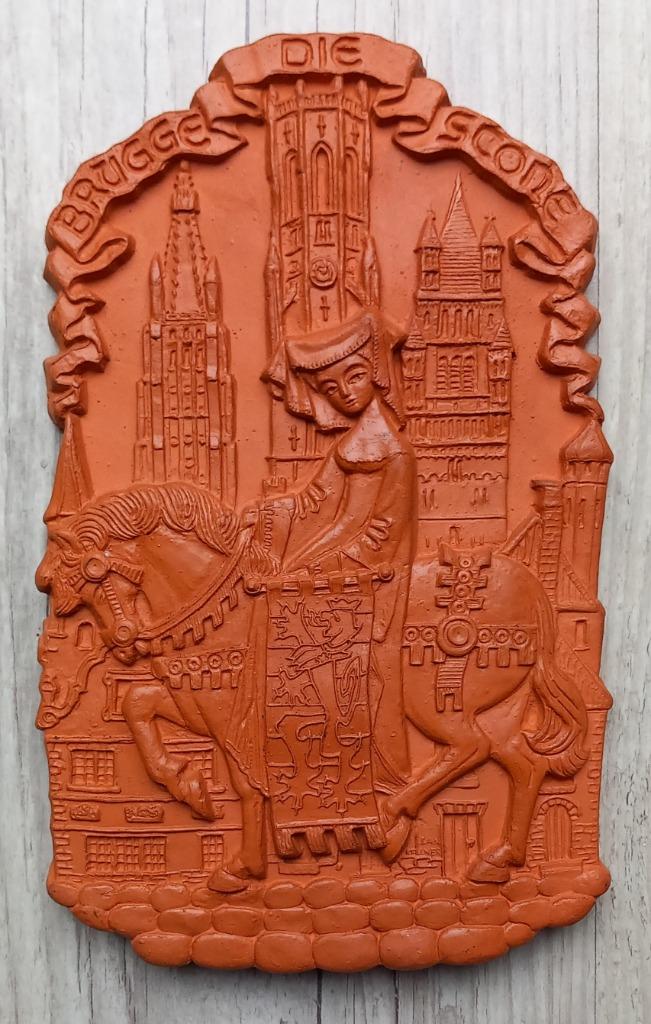Keramiek Jan Kellner Brugge Wandkeramiek, Antiek en Kunst, Ophalen