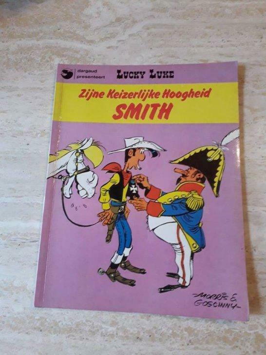 Strip 'LUCKY LUKE' - 14  - Zijne Keizerlijke Hoogheid Smith, Ophalen of Verzenden, Gelezen, Morris & Gosicinnt