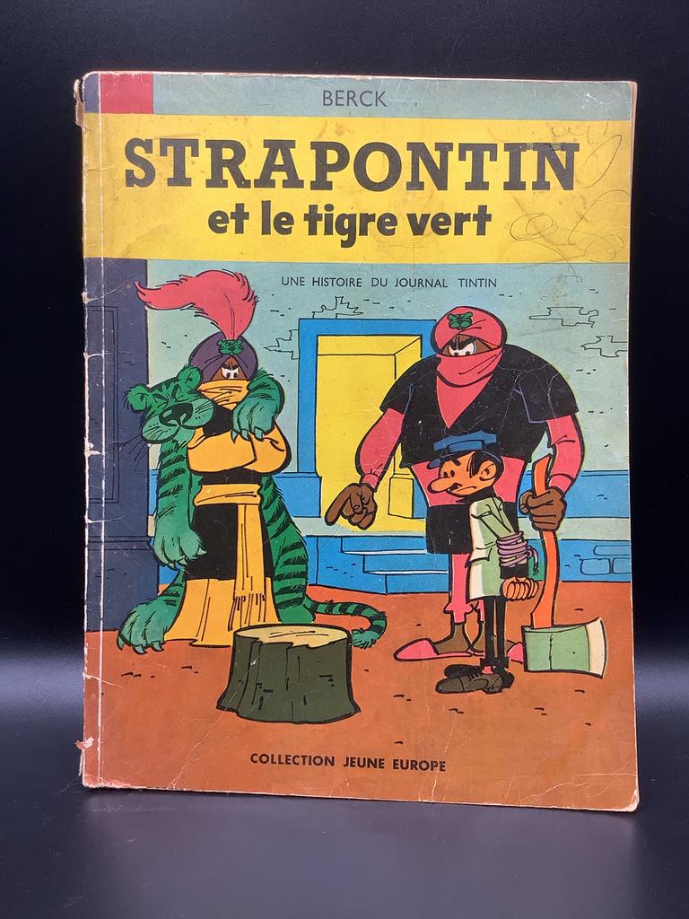 BD Strapontin et le Tigre vert + Spaghetti EO 1962, Livres, Enlèvement ou Envoi