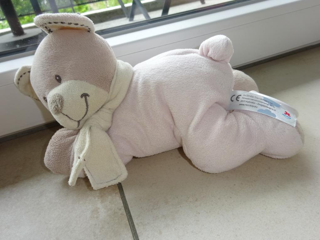 Peluche musicale Nicotoy, Enlèvement, Comme neuf, Ours