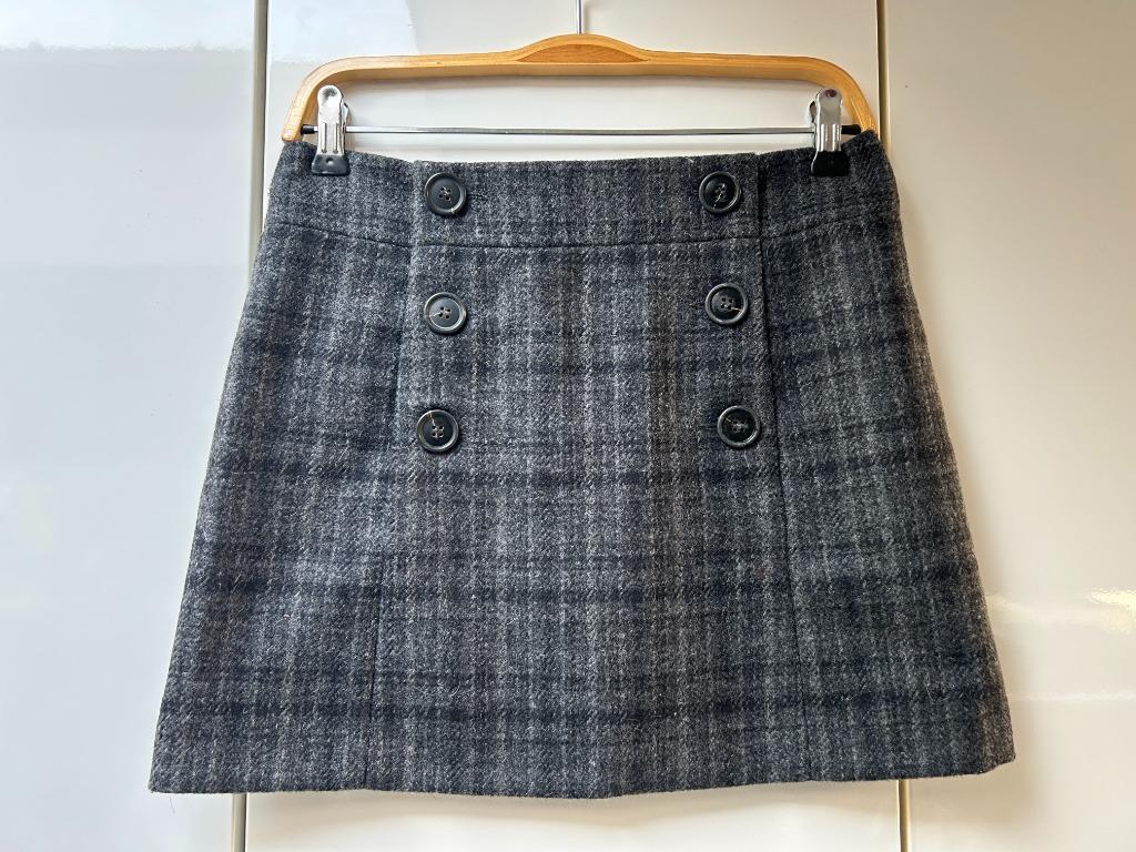 Minijupe grise Comptoir des Cotonniers - Taille 36 *, Gris, Enlèvement ou Envoi, Comme neuf, Comptoir des cotonniers