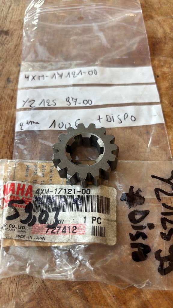 4XM-17121-00 Pignon YZ125, Motoren, Ophalen of Verzenden, Nieuw