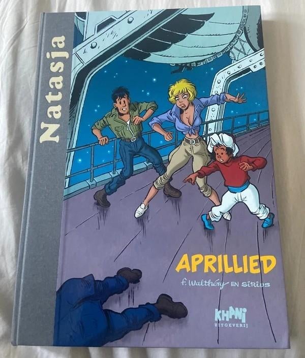 Natasja - Aprillied - Khani luxe 120 blzn strip 150 ex, Eén stripboek, Ophalen of Verzenden, Zo goed als nieuw, Walthéry, François