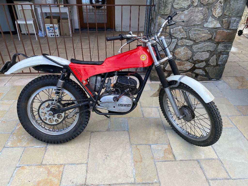 moto trial Montesa, Motoren, Ophalen, 1 cilinder
