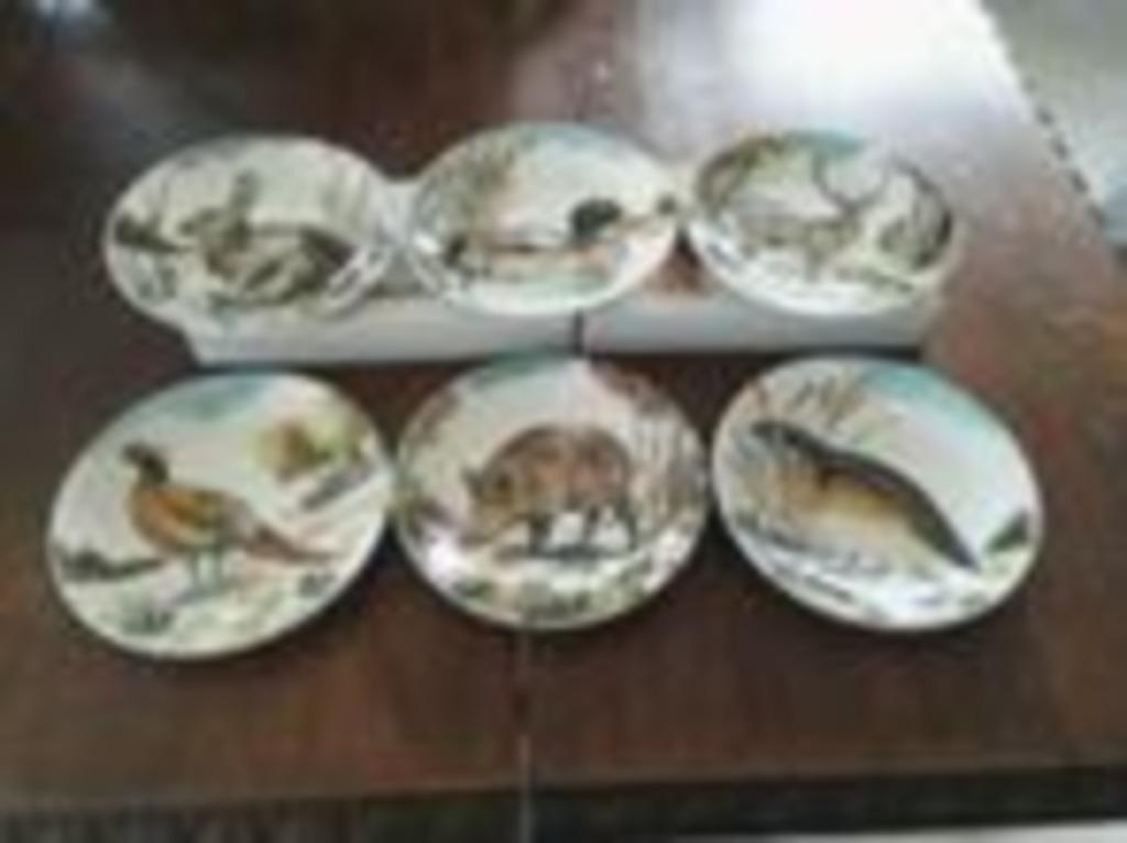 Jachtborden met dierenafbeelding, Ophalen