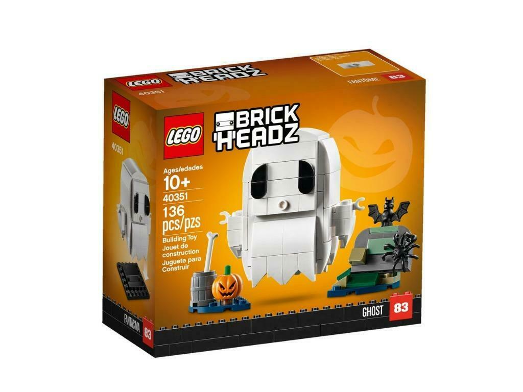 Lego 40351 Brickheadz le fantôme d’Halloween, Enlèvement ou Envoi, Neuf, Ensemble complet, Lego