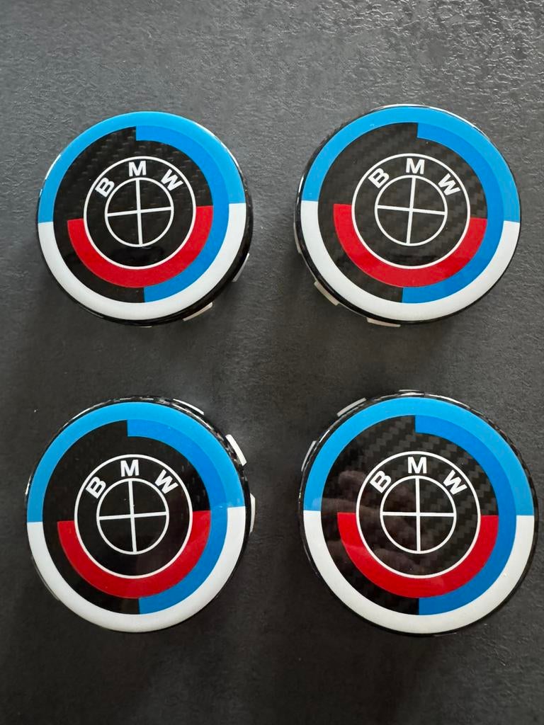 Centres de jantes  bmw 50iem anniversaire carbone, Enlèvement ou Envoi, Jante(s)
