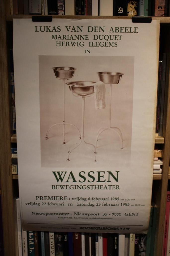 WASSEN BEWEGINGSTHEATER 1985 affiche, Verzamelen, Posters, Ophalen of Verzenden
