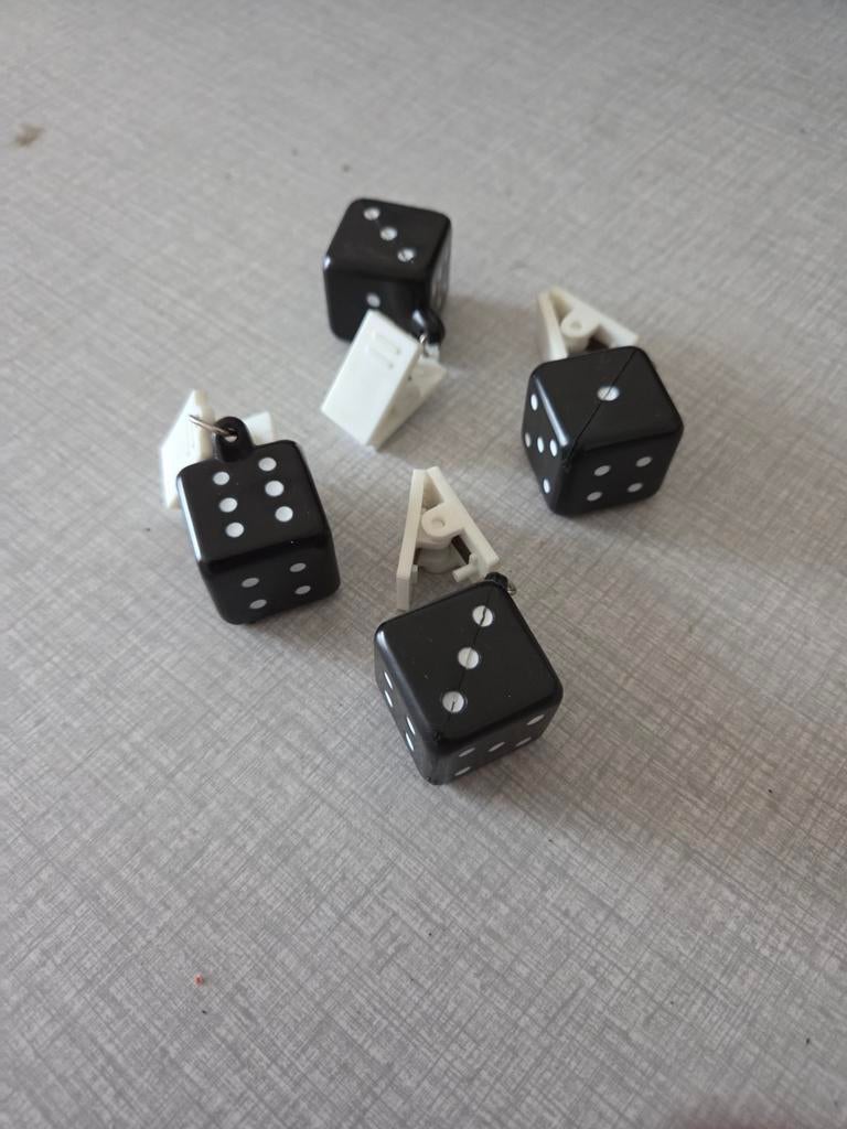 4 x teerling, tafellaken knijpers., Ophalen of Verzenden, Zo goed als nieuw