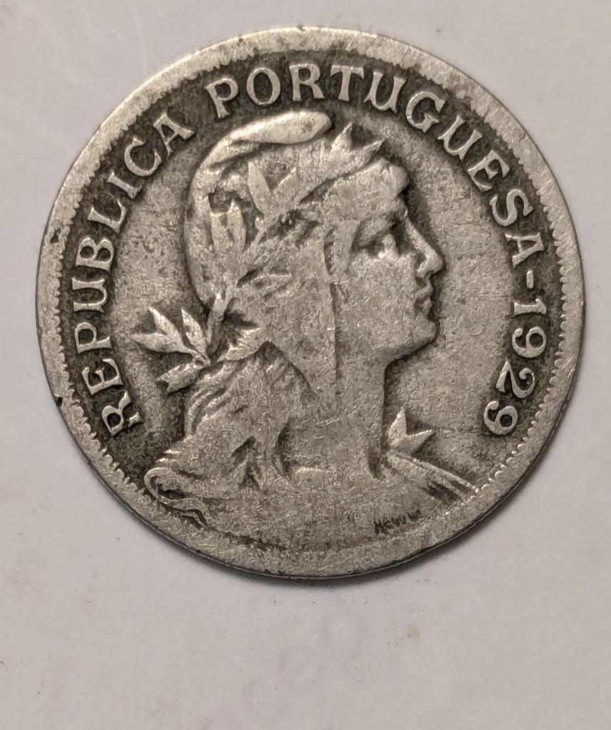 Monnaie Portugal 50 centavos 1929, Enlèvement ou Envoi, Autres pays, Monnaie en vrac