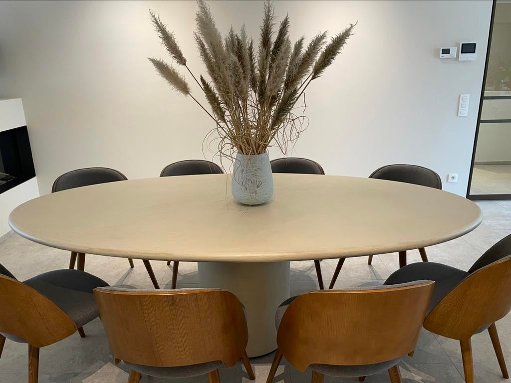 Prachtige mortex tafel, Ophalen, Zo goed als nieuw