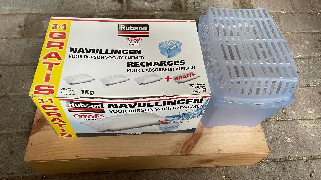 absorbeur humidité rubson + recharges, Enlèvement, Comme neuf, Déshumidificateur