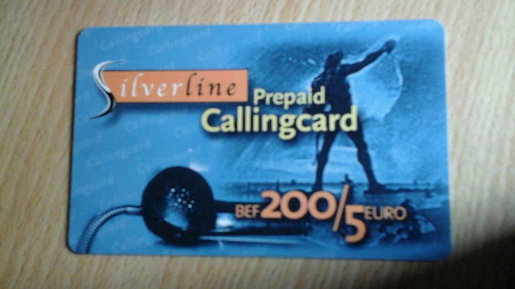 silverline telefoonkaart, Ophalen of Verzenden