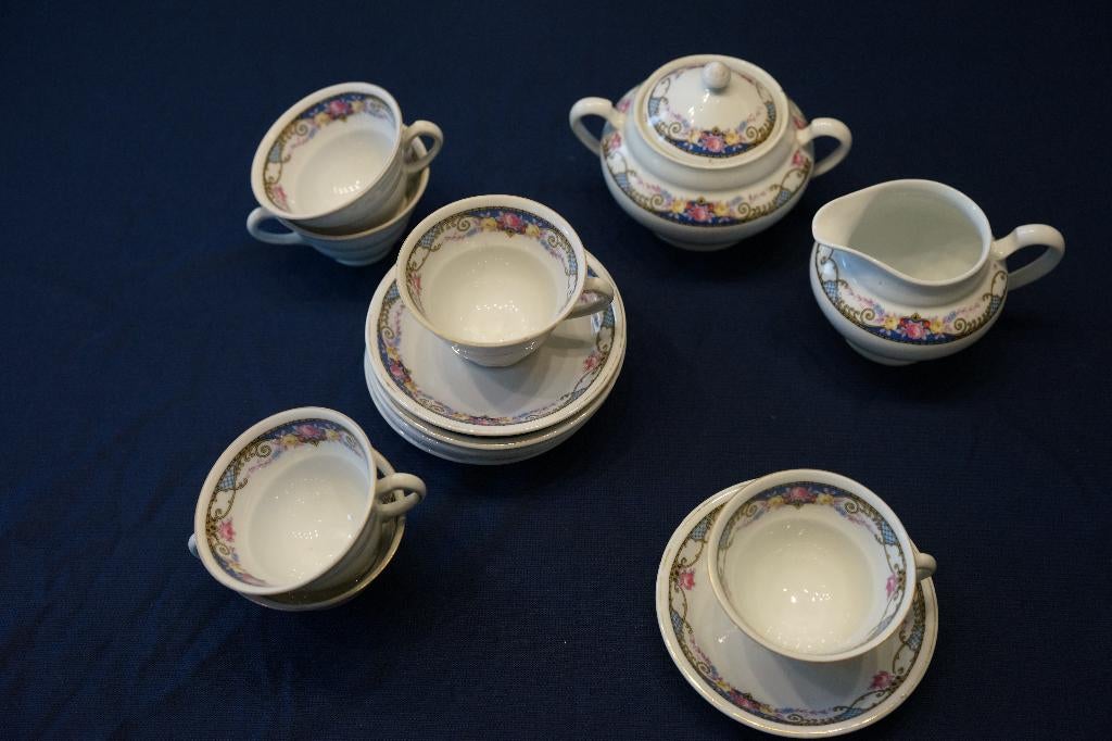 Vintage Art Deco- stijl servies, Antiek en Kunst, Ophalen of Verzenden