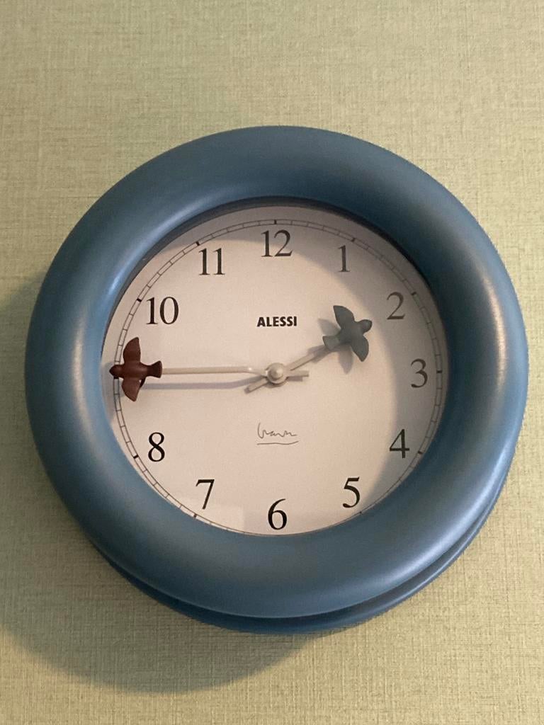 Alessi wandklok “Time Flies” - Michael Graves, Ophalen of Verzenden