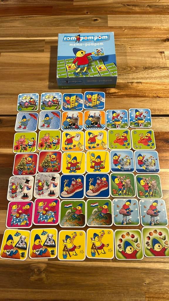 Memo spel Rompompom, Ophalen of Verzenden, Zo goed als nieuw