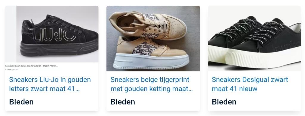 Sneakers LiuJo Desigual zwart sneakers beige maat 41 nieuw, Kleding | Dames, Zwart, Nieuw, Ophalen of Verzenden, Sneakers
