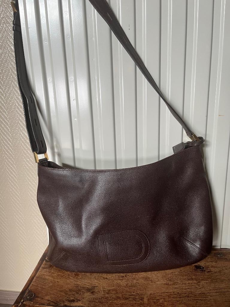 Delvaux louise, Handtassen en Accessoires, Ophalen, Zo goed als nieuw, Bruin, Schoudertasje