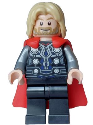 Lego figuur sh0972 Thor met wapen super Heroes, Ophalen of Verzenden, Zo goed als nieuw, Losse stenen, Lego
