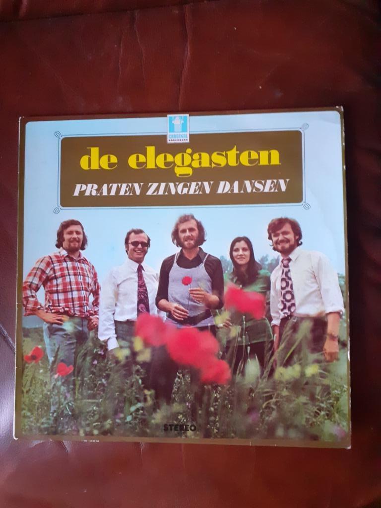 LP Elegasten : Praten zingen dansen, Cd's en Dvd's, Ophalen of Verzenden