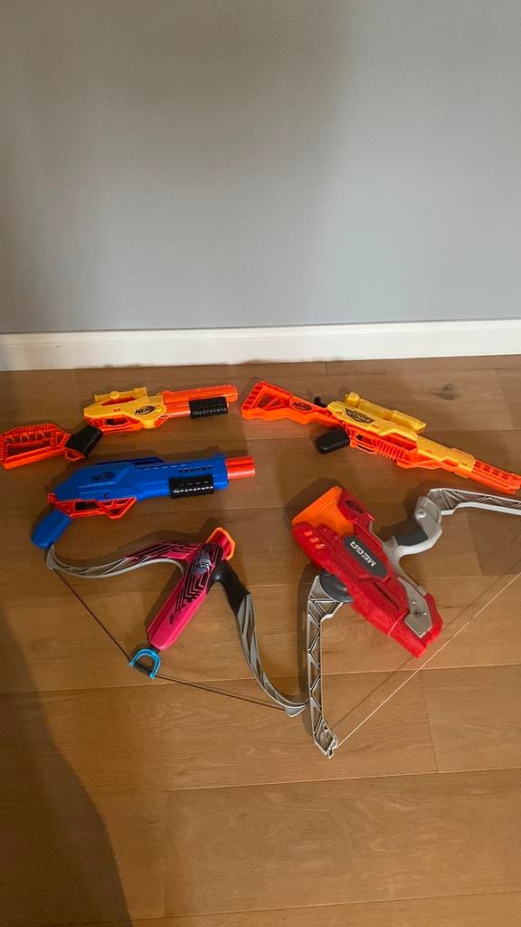 Nerf geweren., Ophalen, Zo goed als nieuw