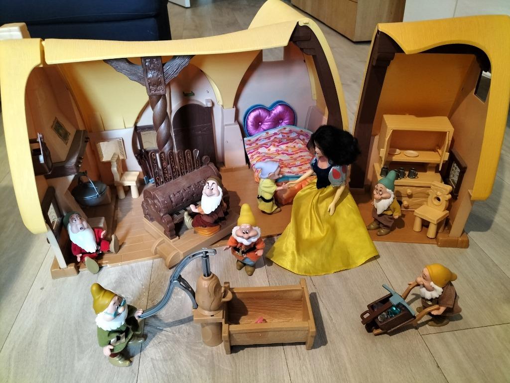 Sneeuwwitje en de zeven dwergen poppenhuis, Ophalen of Verzenden, Sneeuwwitje of Doornroosje, Gebruikt, Overige typen