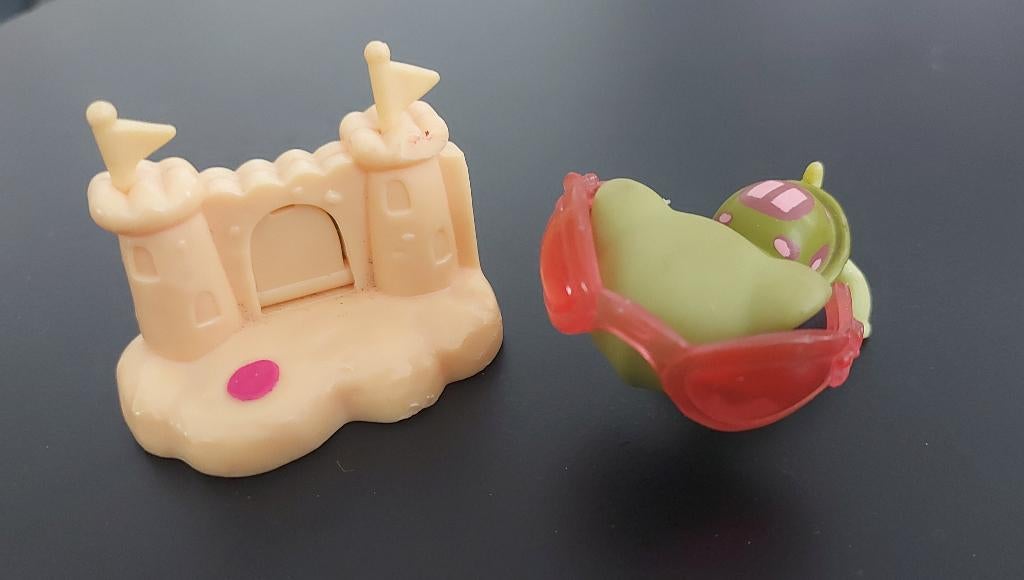 Littlest Pet Shop : tortue + lunettes de soleil + château, Enlèvement, Utilisé