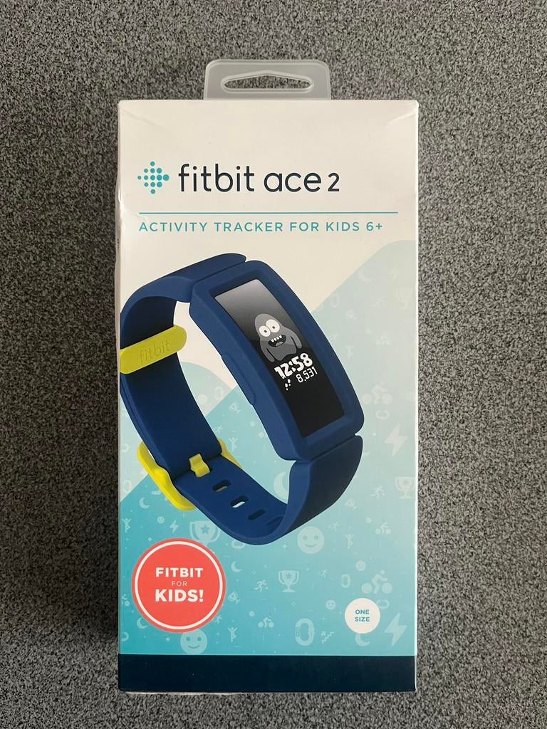 Blauwe Fitbit ace 2, Ophalen of Verzenden, Zo goed als nieuw, Blauw, Fitbit