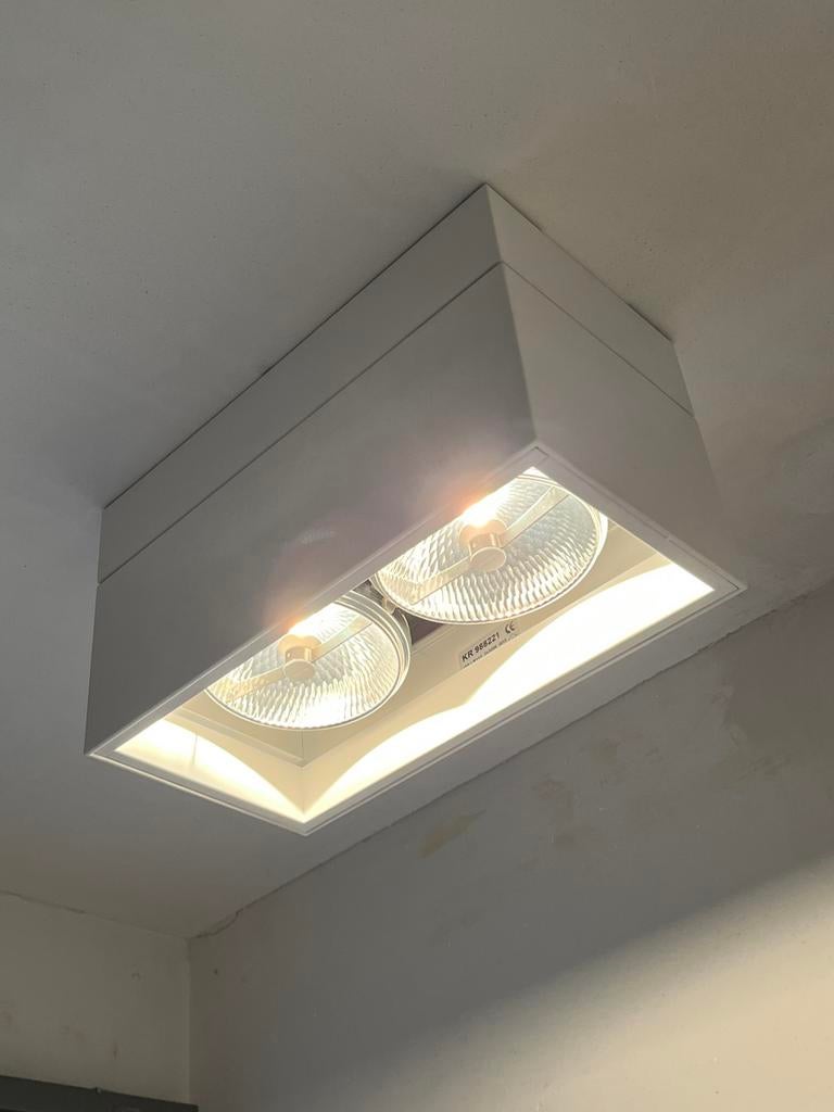 Plafonnier MODULAR 2 ampoules G53, Maison & Meubles, Enlèvement, Utilisé, Halogène