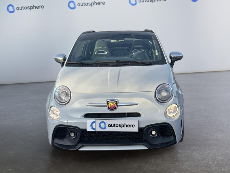 Abarth 595C Turismo*GPS*Capteurs Ar*Clim auto*Cuir*USB, Auto's, Cabriolet, Parkeersensor, 120 kW, Bedrijf