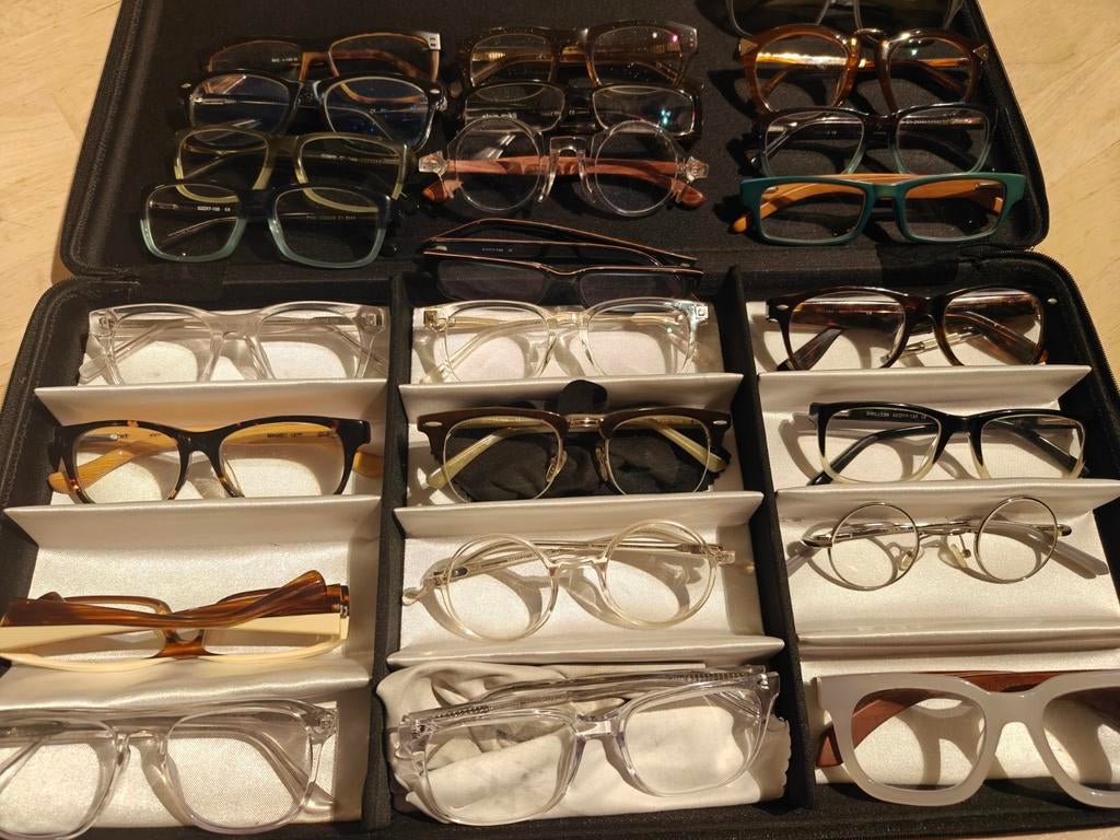 Lot brillen 23 stuks (Alain Mikli, Ray-Ban, Brillen 24,...), Ophalen, Ray-Ban