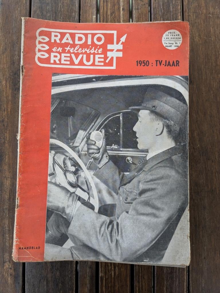 Lot van 19 Radio- en Televisie Revue 1950-52, Ophalen of Verzenden, 1940 tot 1960, Tijdschrift