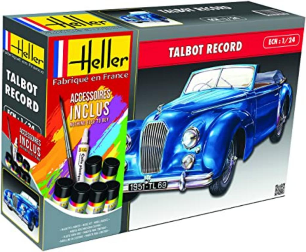 HELLER 57611 starter kit talbo record échelle 1/24, Neuf, Enlèvement ou Envoi, Voiture, Plus grand que 1:32