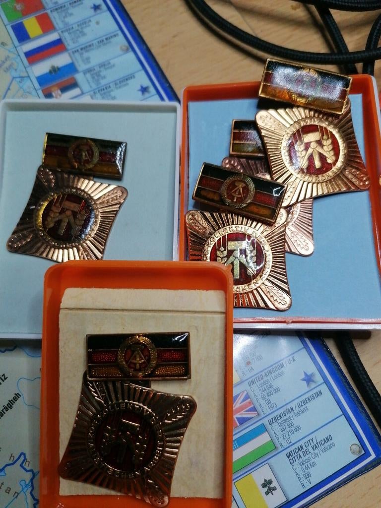 Ddr-medailles., Ophalen of Verzenden