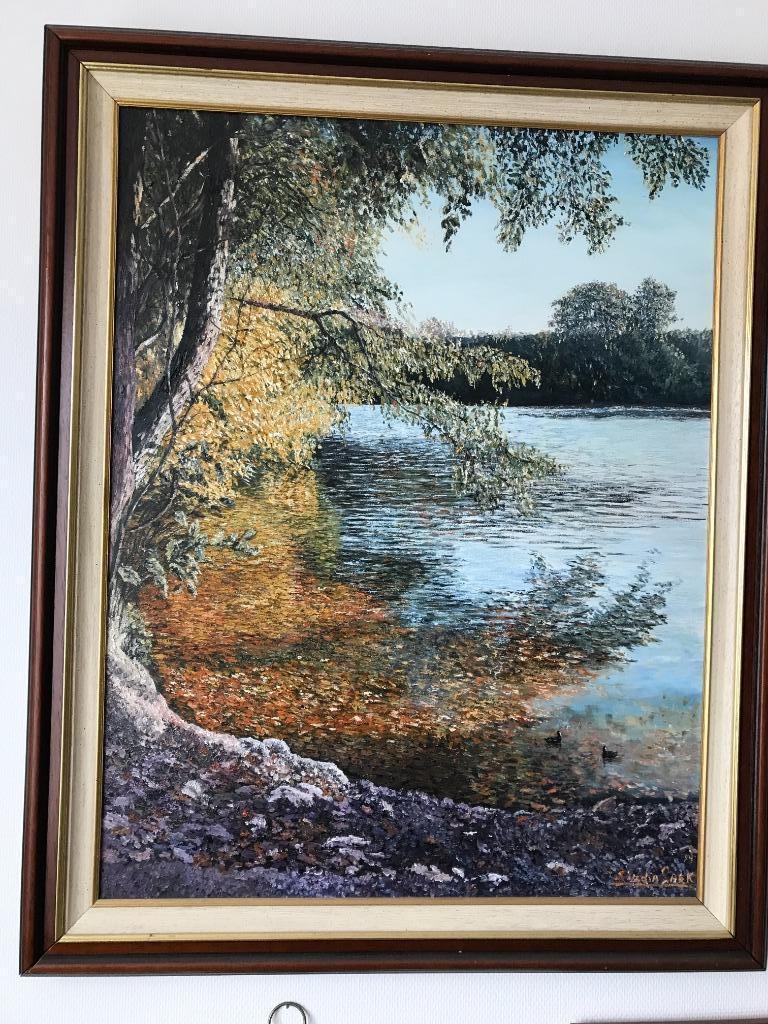 peinture à l'huile, Ophalen