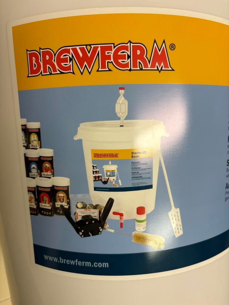 Starter kit pour fabrication bières, Enlèvement, Comme neuf