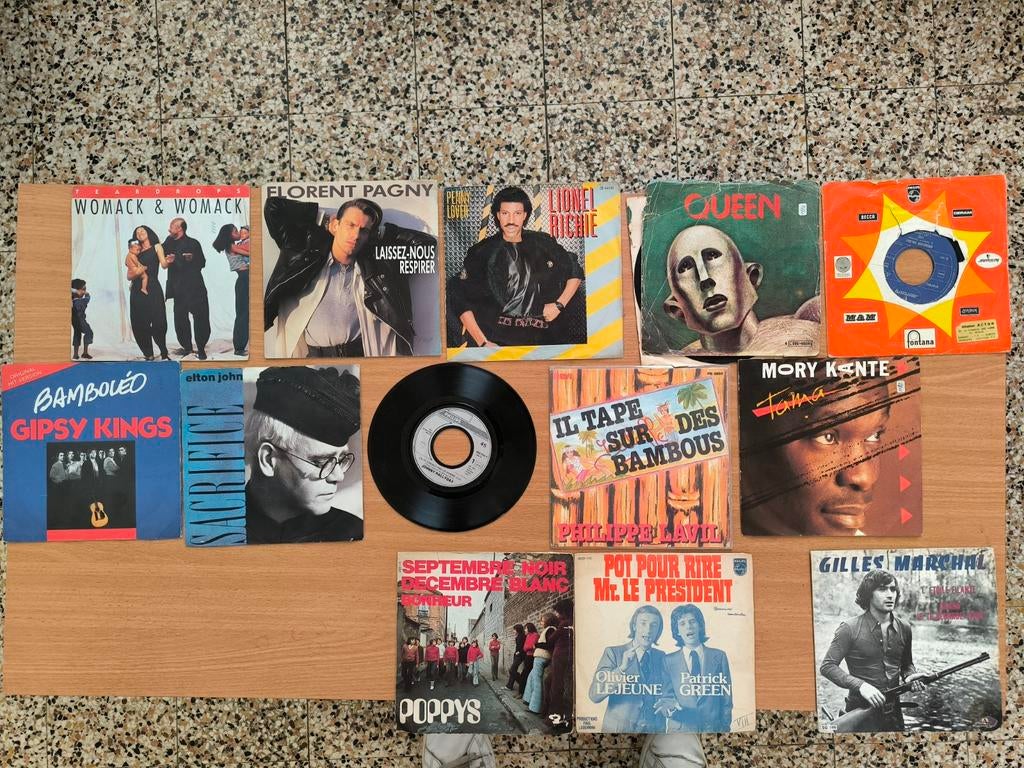 Disque vinyle 45T, Enlèvement, Pop