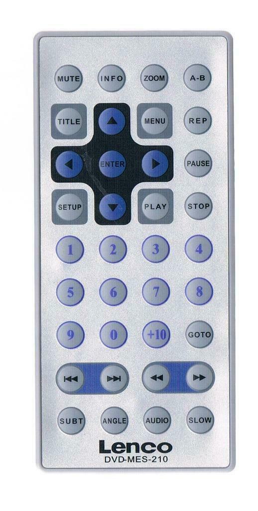 Afstandsbediending voor DVD Speler Lenco -MES-210, Ophalen of Verzenden, Gebruikt, Dvd