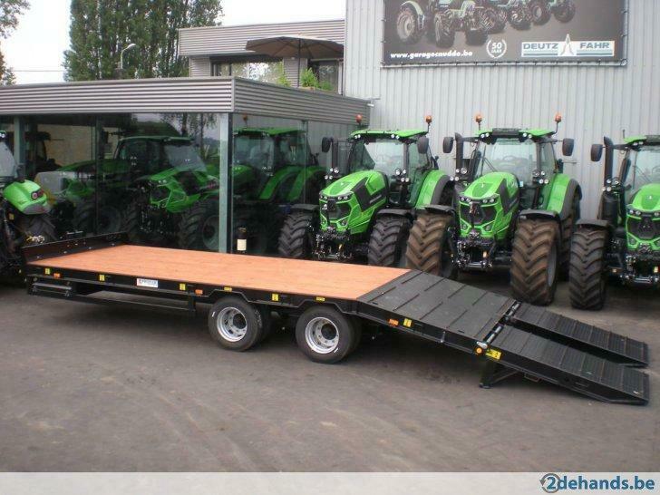 Pronar 7m, 20 ton MTM, hydr. rampen, extra trekboomvering, Ophalen, Serretuinbouw, Transport