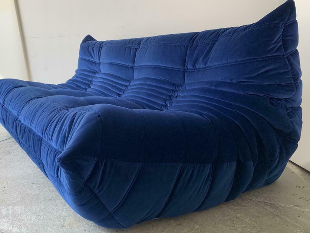 Ligne Roset Canapé Togo remis à neuf design vintage, Enlèvement, Comme neuf, Tissus