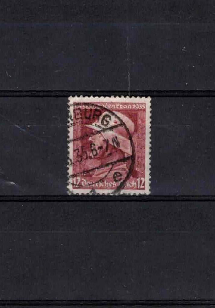 postzegels Duitse rijk nr 529 gestempeld, Ophalen of Verzenden, Duitse Keizerrijk, Gestempeld