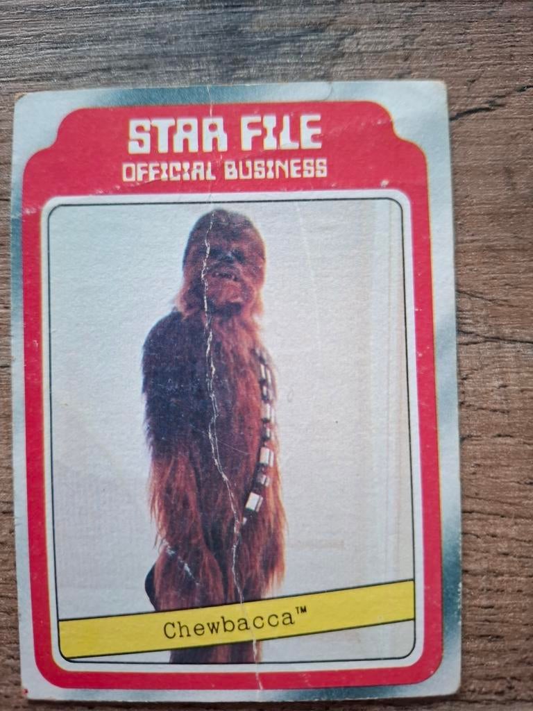Star Wars : star file Chewbacca, Verzenden, Zo goed als nieuw
