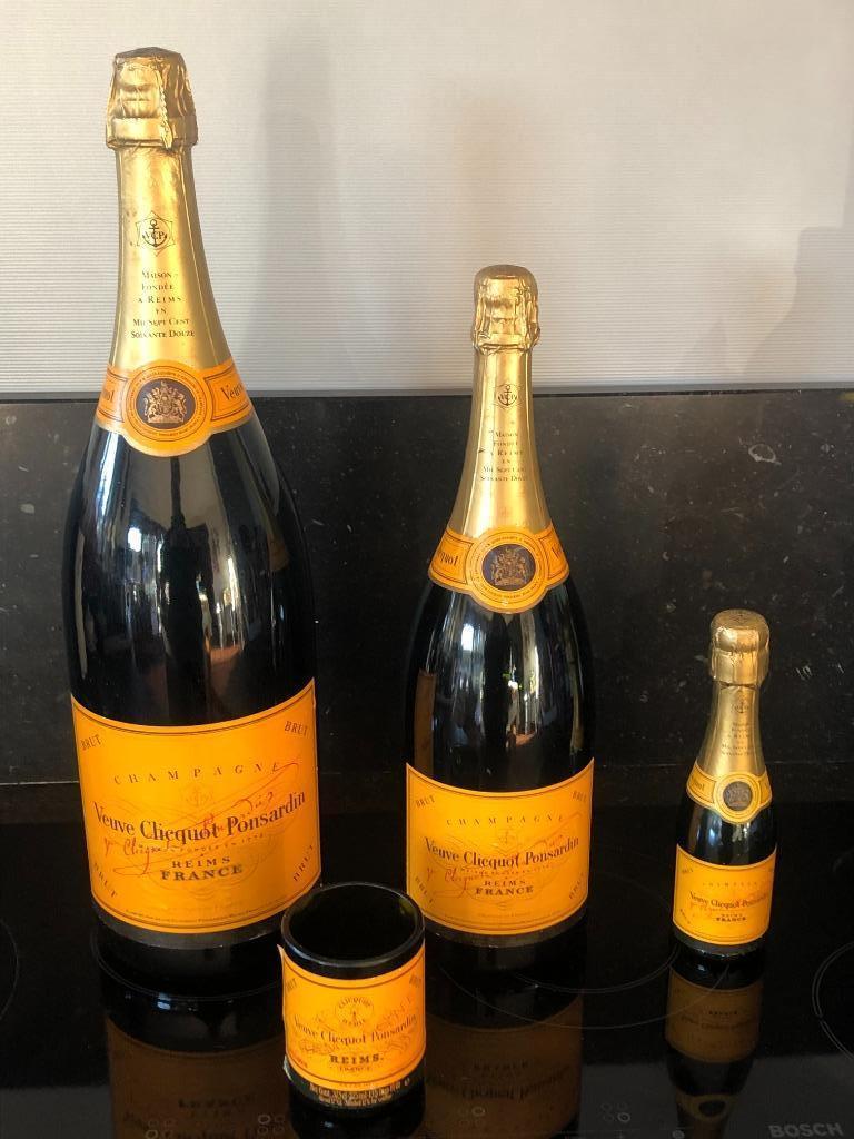 VEUVE CLICQUOT PONSARDIN  dummy flessen, Ophalen of Verzenden, Gebruikt, Verpakking