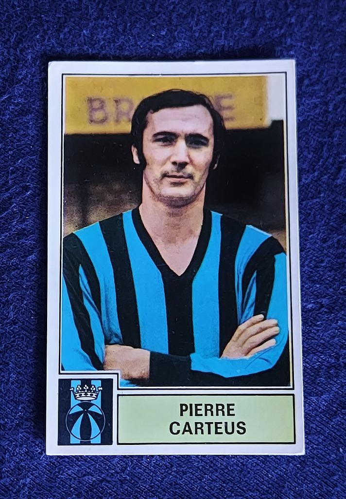 Panini sticker voetbal  ' FB 1972 - Pierre Carteus '  #106, Verzamelen, Ophalen of Verzenden, Nieuw, Poster, Plaatje of Sticker