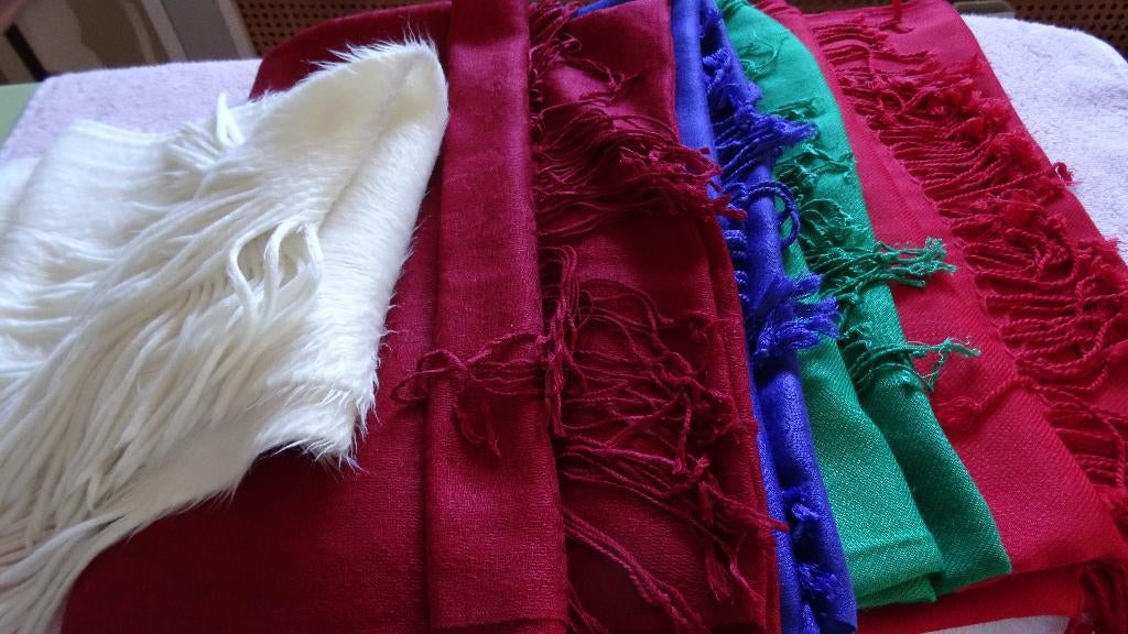 DAMES SJAALS LOT VAN 5 STUKS, Kleding | Dames, Ophalen of Verzenden, Gedragen, Sjaal