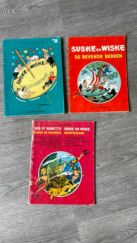 Suske en Wiske - 3 stuks, Boeken, Gelezen, Willy Vandersteen, Ophalen of Verzenden, Meerdere stripboeken