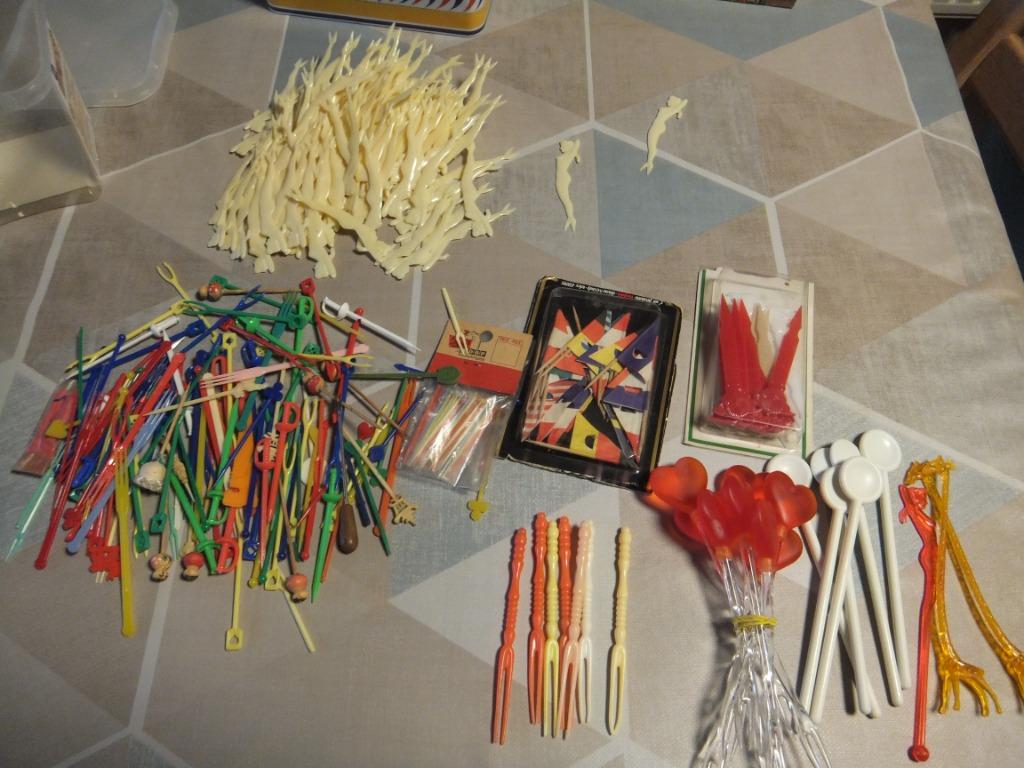 Roerstaafjes, Cocktail prikkers, Antiek en Kunst, Ophalen of Verzenden