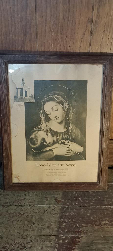 Gravure religieuse, Péronnes, Antoing, 30x42, n90, Enlèvement ou Envoi