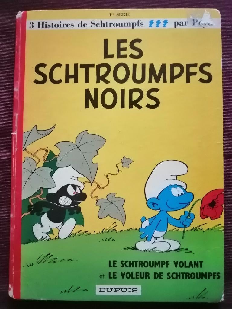 Les Schtroumpfs noirs de Peyo, édition de 1972, Envoi