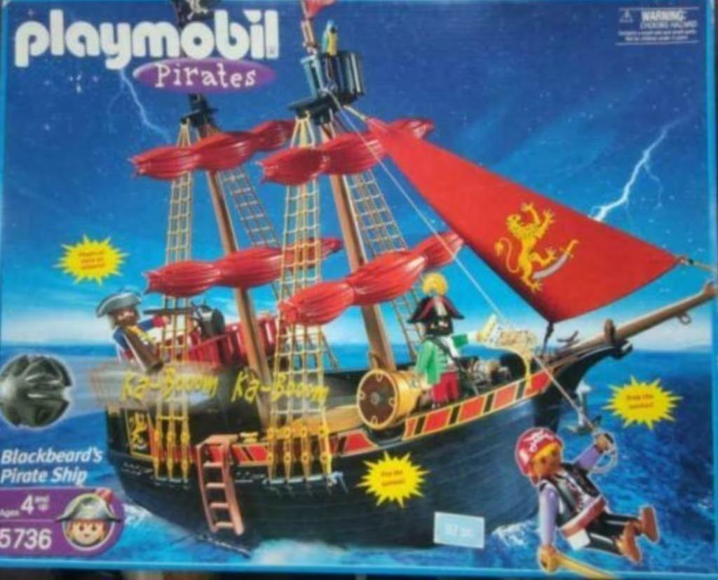 Playmobil - Bateau Pirate 5736, Enlèvement ou Envoi, Neuf, Ensemble complet